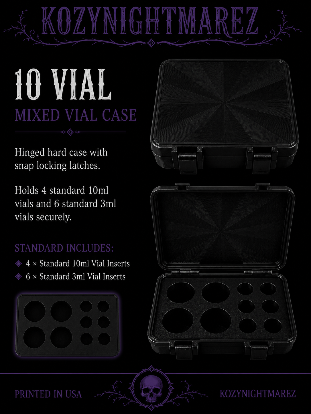 10 Vial Mixed Case (4x10ml + 6x3ml)