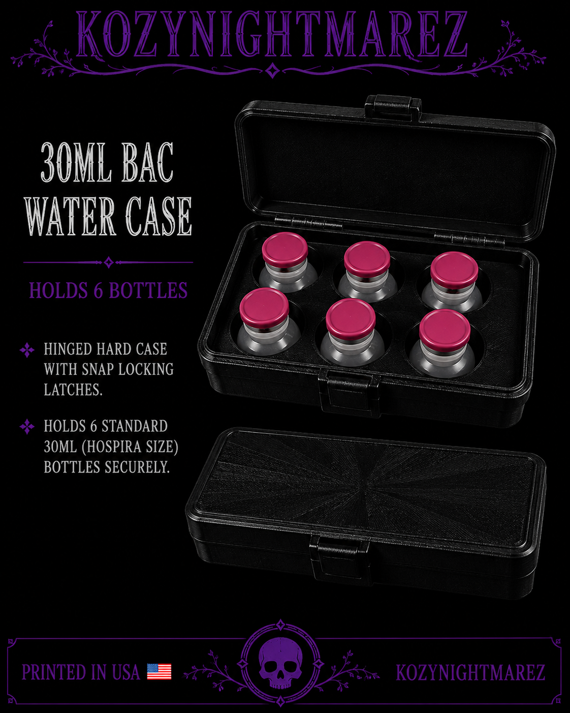 30ml BAC Water Case (6 Bottles)