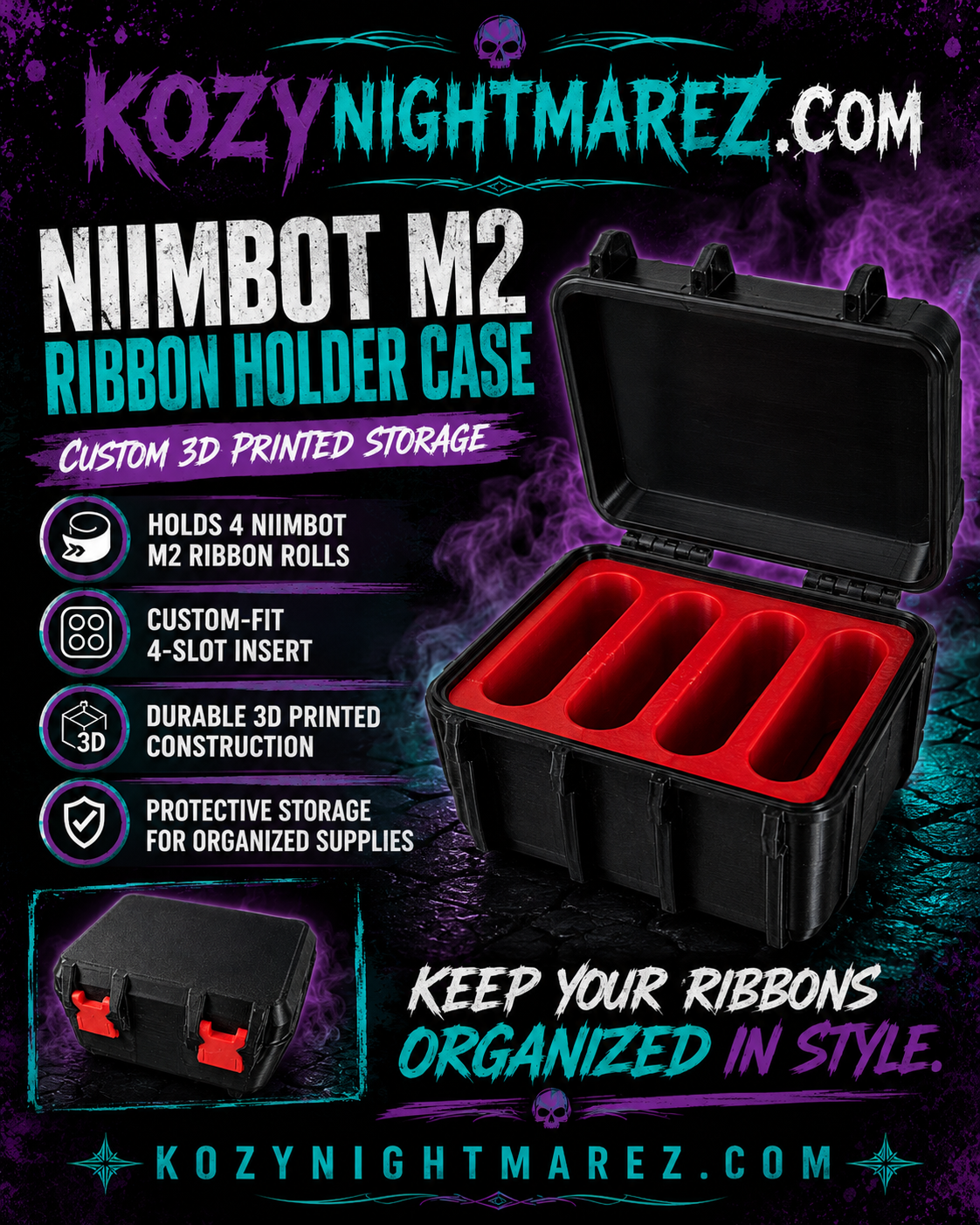 Niimbot M2 Ribbon Holder Case