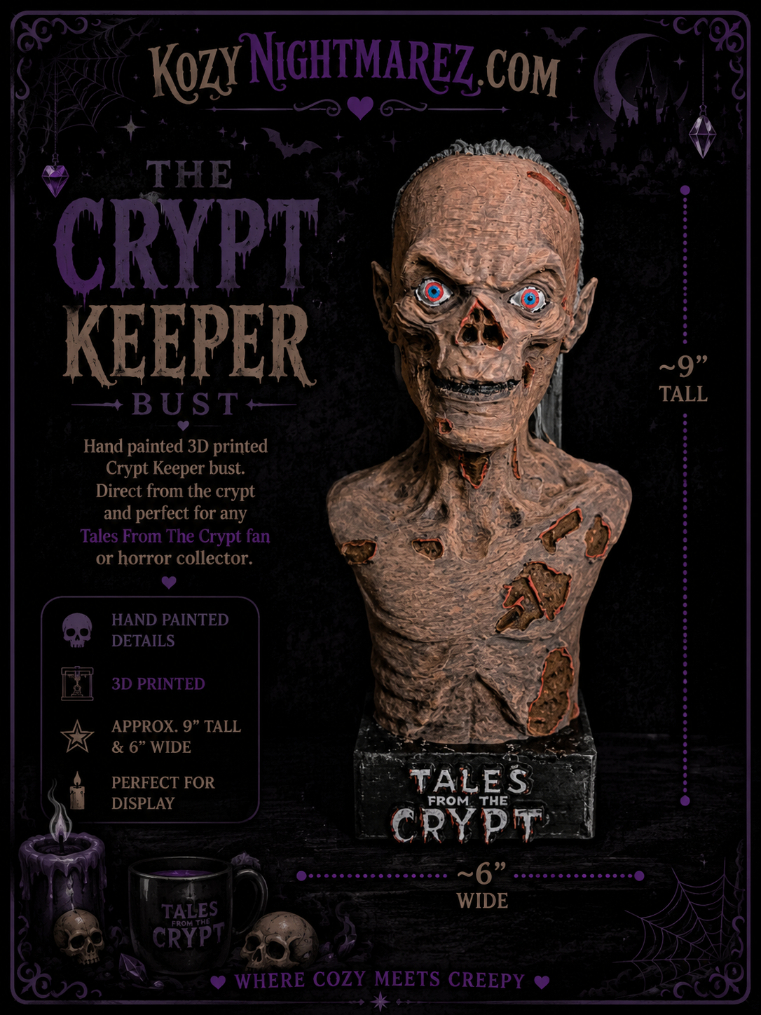Crypt Keeper Bust