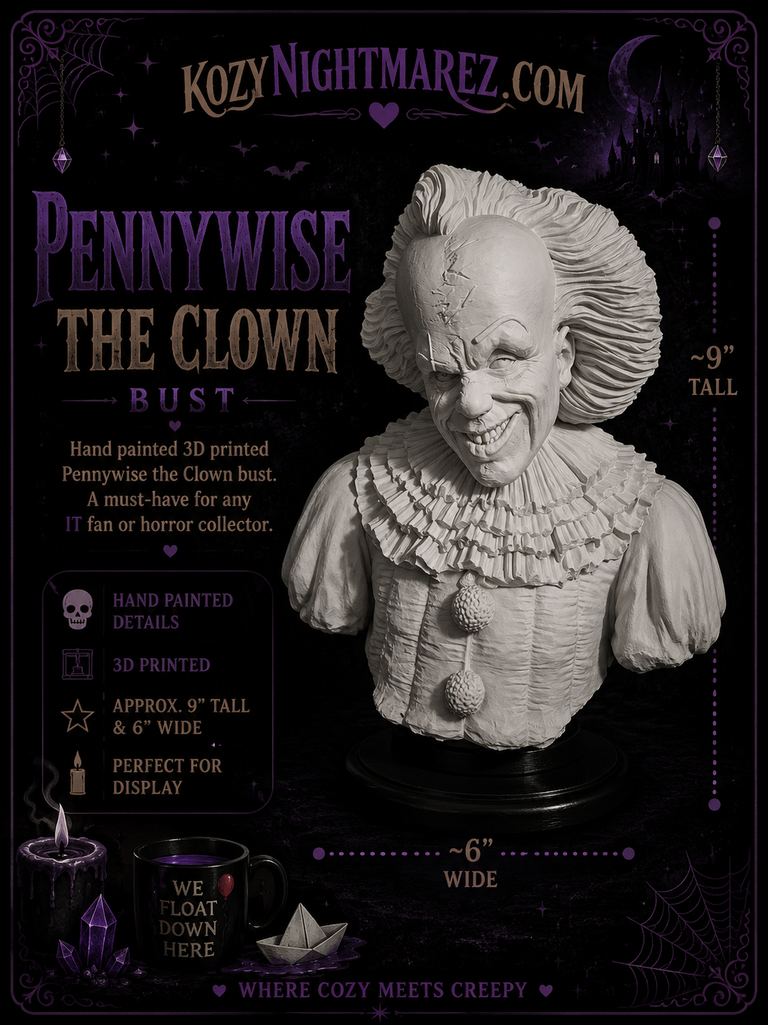 Pennywise the Clown Bust